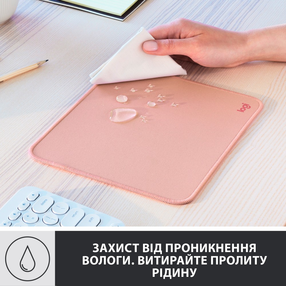 Игровая поверхность Logitech Mouse Pad Studio Darker Rose (956-000050)