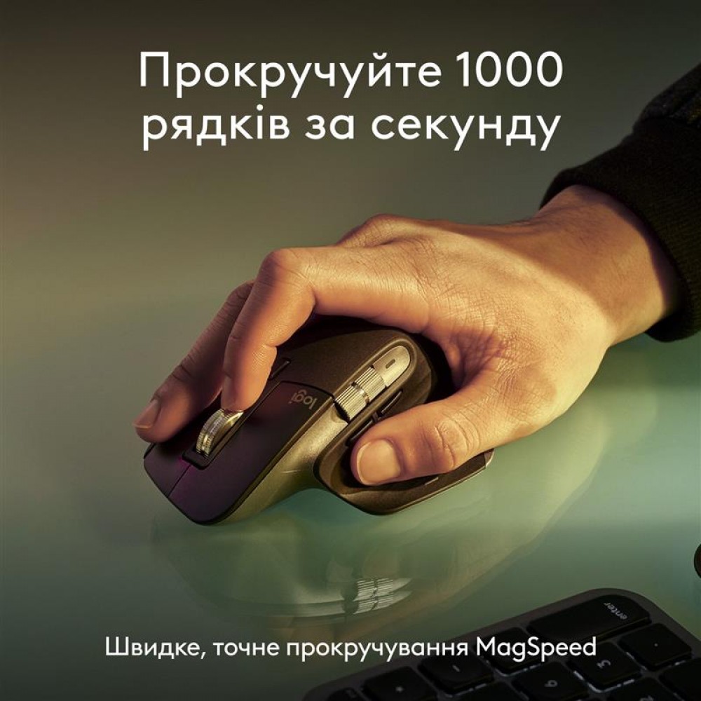 Комплект (клавиатура, мышь) беспроводной Logitech MX Keys Combo for Mac Space Grey (920-012845)