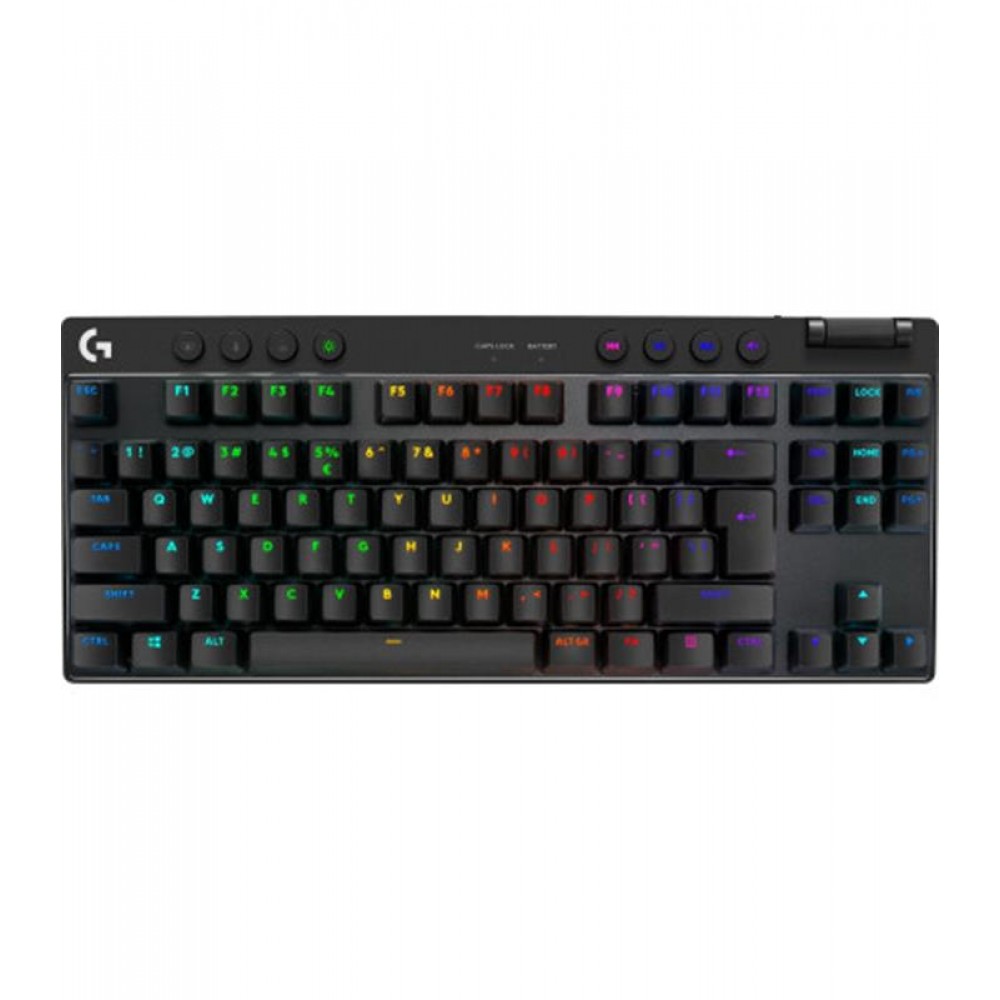 Клавiатура Logitech G PRO X TKL Lightspeed Black Tactile (920-012136)