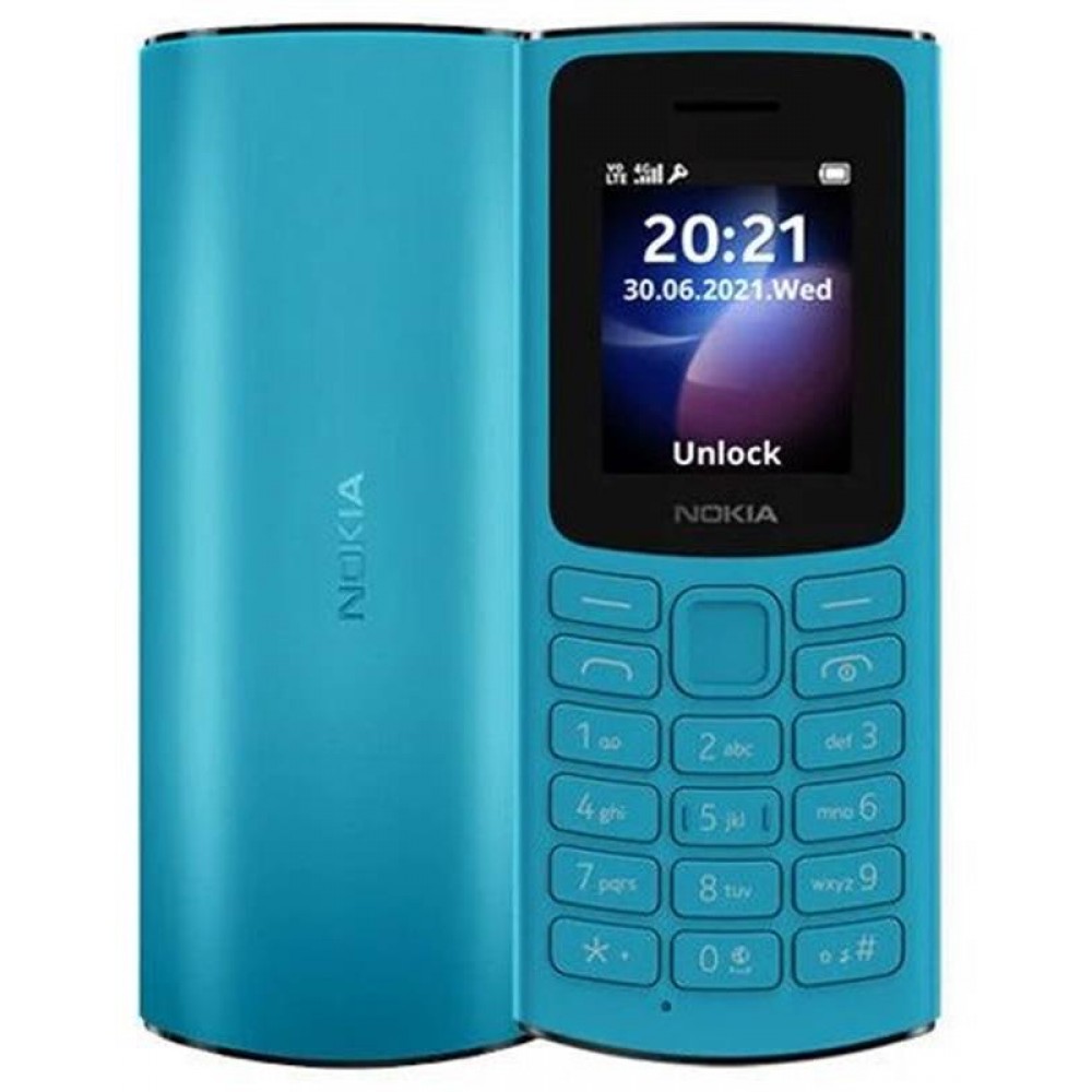 Мобильный телефон Nokia 105 2023 Dual Sim Cyan