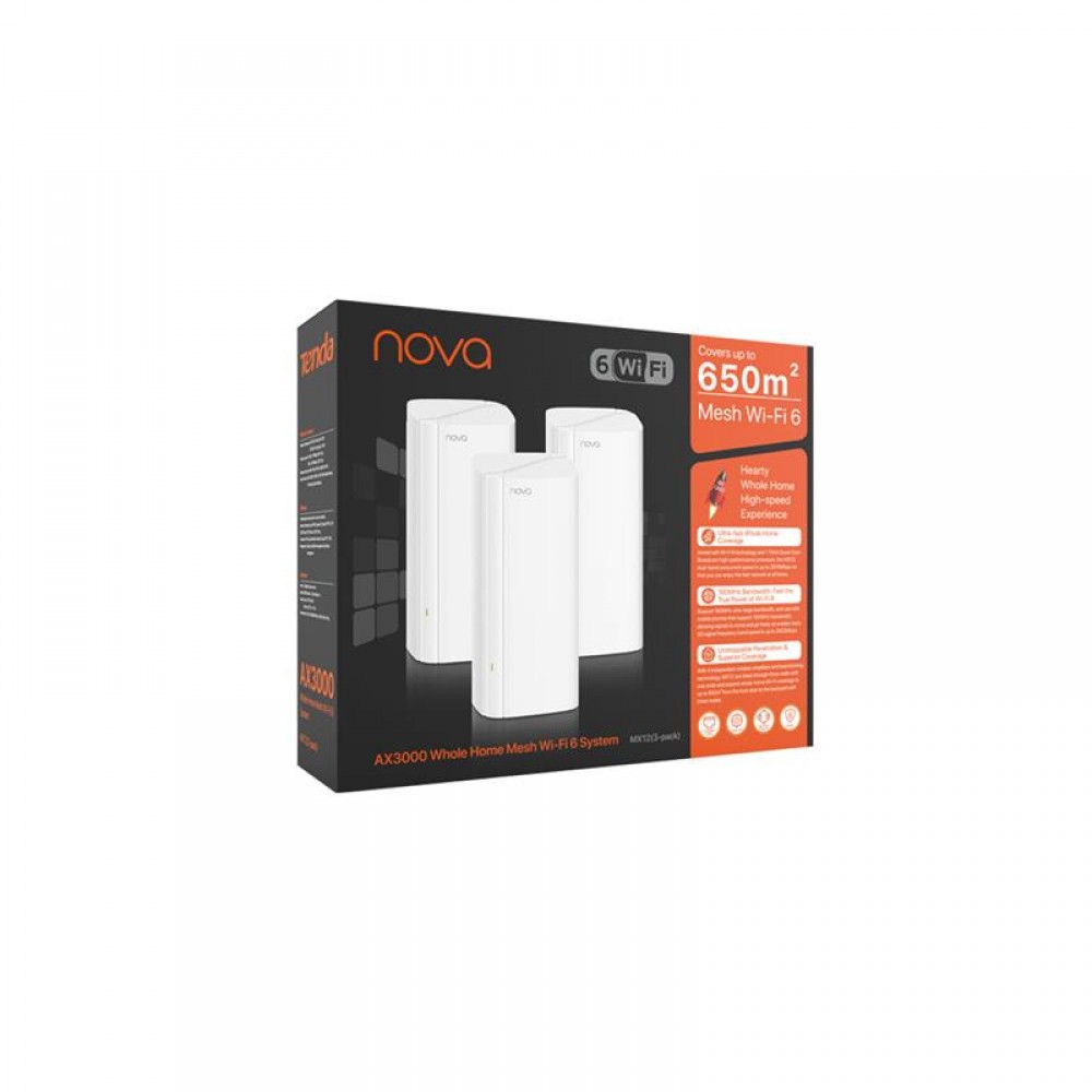 Wi-Fi Mesh система Tenda MX12 (3-pack)