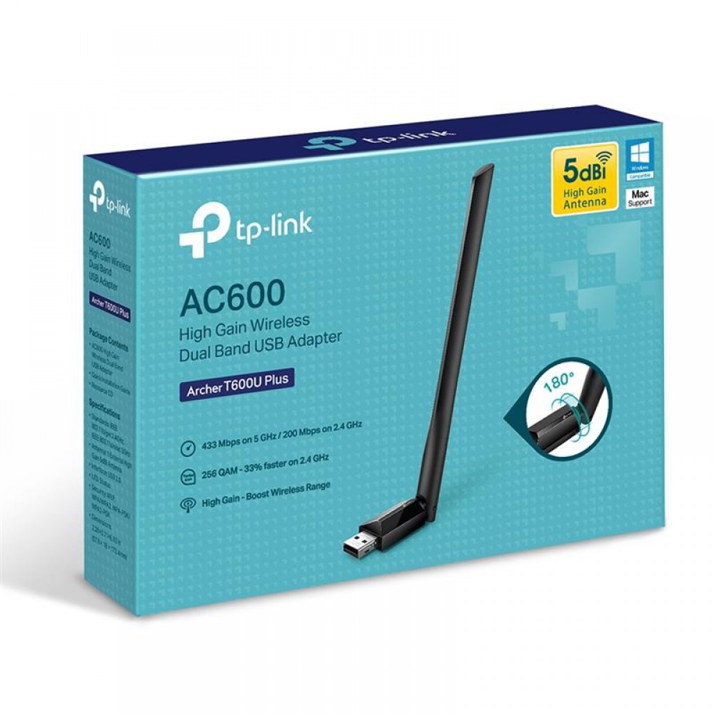 Беспроводной адаптер TP-Link Archer T600U Plus