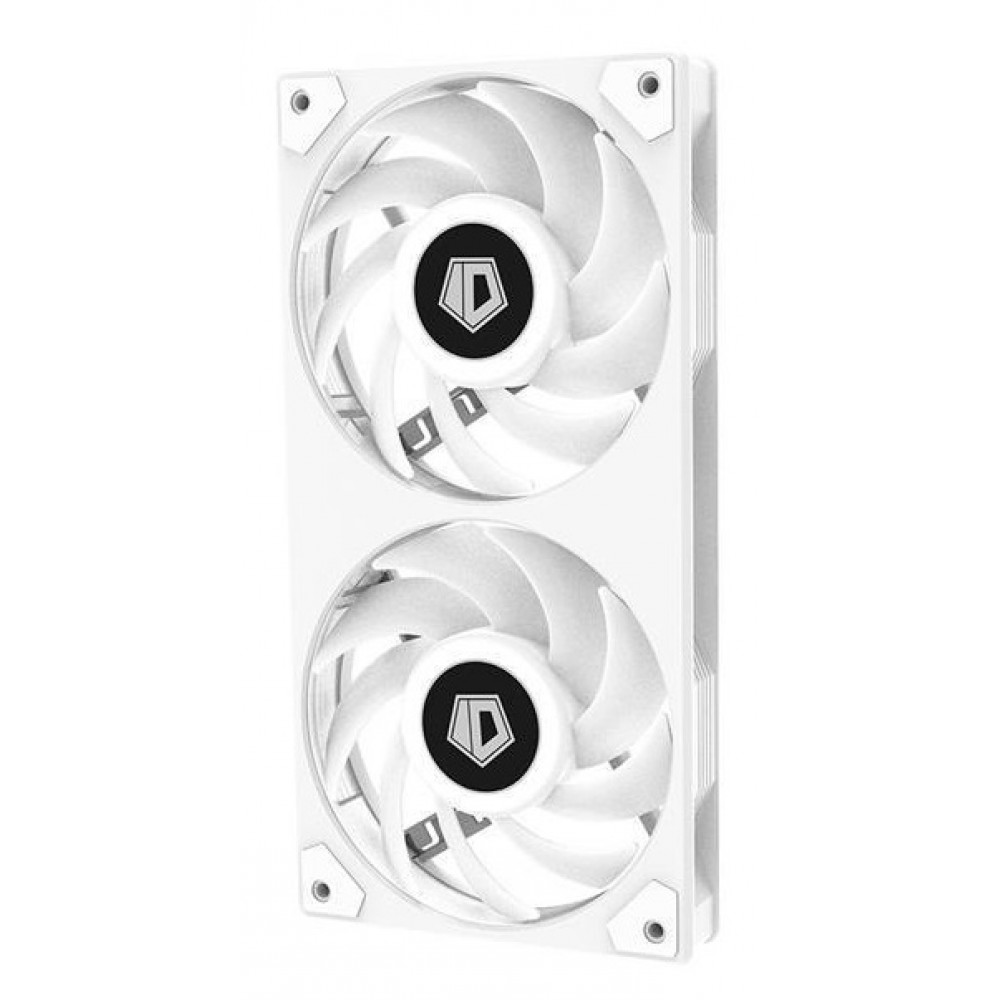 Вентилятор ID-Cooling Icefan 240 ARGB Snow, 245x125x27мм, 3-pin, 4-pin PWM, білий