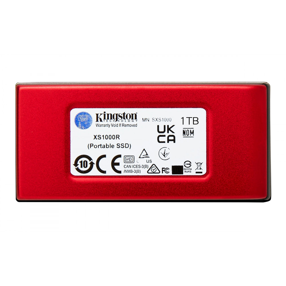 Накопитель наружный SSD Portable USB 1.0ТB Kingston SXS1000 Red (SXS1000R/1000G)