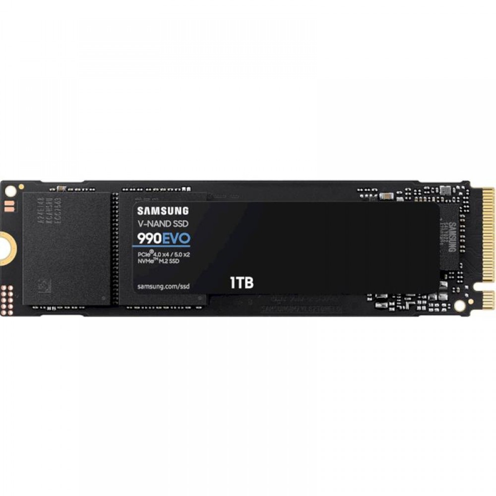 Накопитель SSD 1ТB Samsung 990 EVO M.2 2280 PCIe 5.0 x4 NVMe V-NAND TLC (MZ-V9E1T0BW)