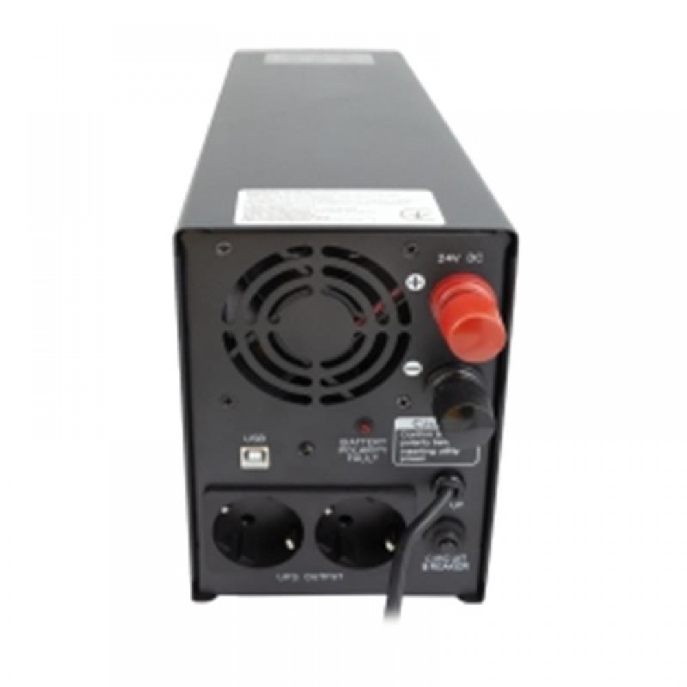 ИБП Powercom INF-1500, Lin.int., AVR, 2х евро, USB, металл (00210203)