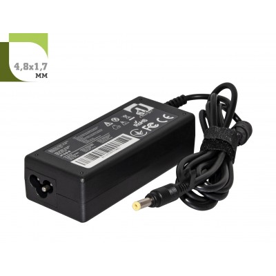 Адаптер питания 1StCharger для ноутбука HP 18.5V 65W 3.5A 4.8х1.7мм (AC1STHP65WA1)