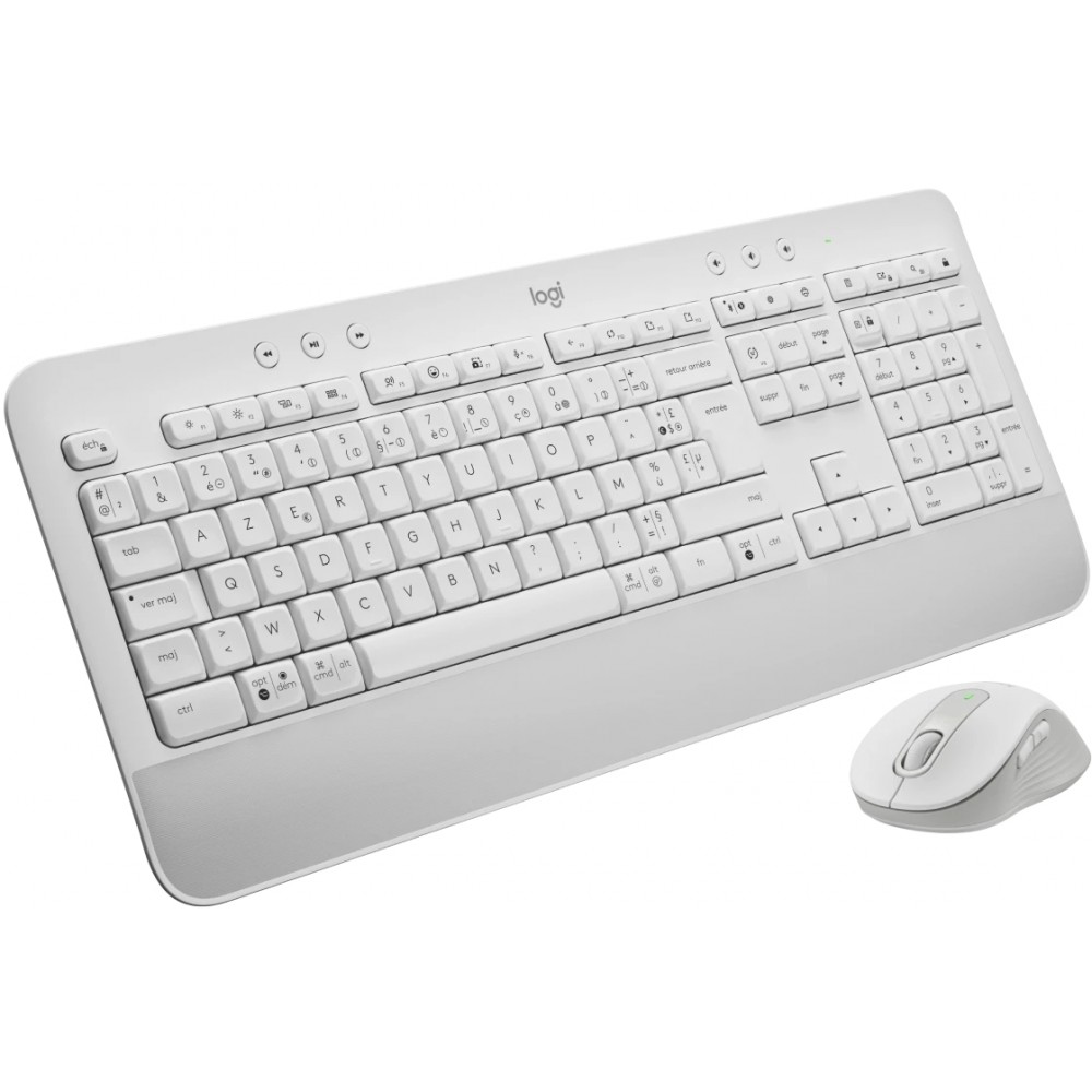 Комплект (клавиатура, мышка) беспроводной Logitech MK650 Combo for Business White (920-011032)