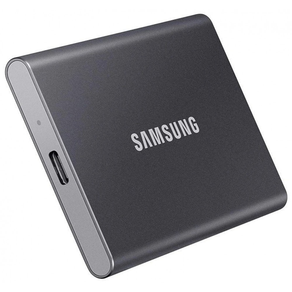 Накопитель наружный SSD 2.5" USB 1.0TB Samsung T7 Titan Gray (MU-PC1T0T/WW)