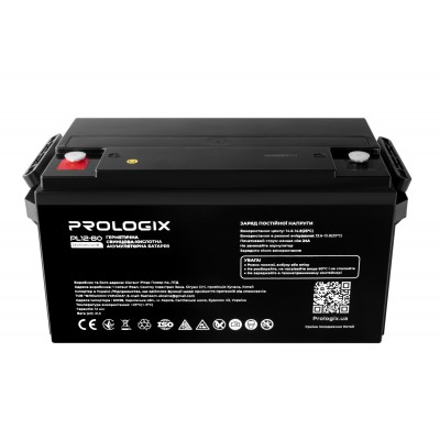 Аккумуляторная батарея Prologix 12V 80AH (PL12-80) AGM