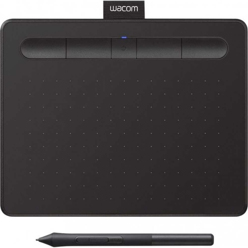 Графический планшет Wacom Intuos S Bluetooth Black Manga (CTL-4100WLK-M)