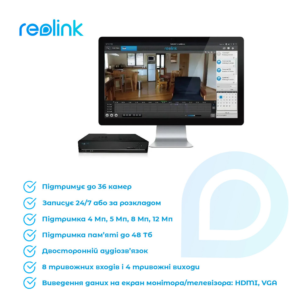 Видеорегистратор Reolink RLN36