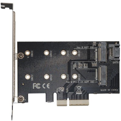 Контроллер Frime (ECF-PCIEtoSSD001.LP) PCI-EM.2 (B&M Key) NGFF