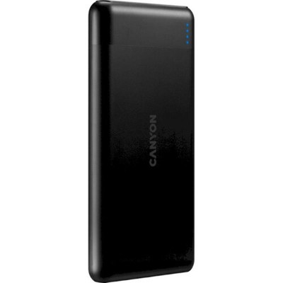 Универсальная мобильная батарея Canyon 10000mAh Black (CNE-CPB1007B)