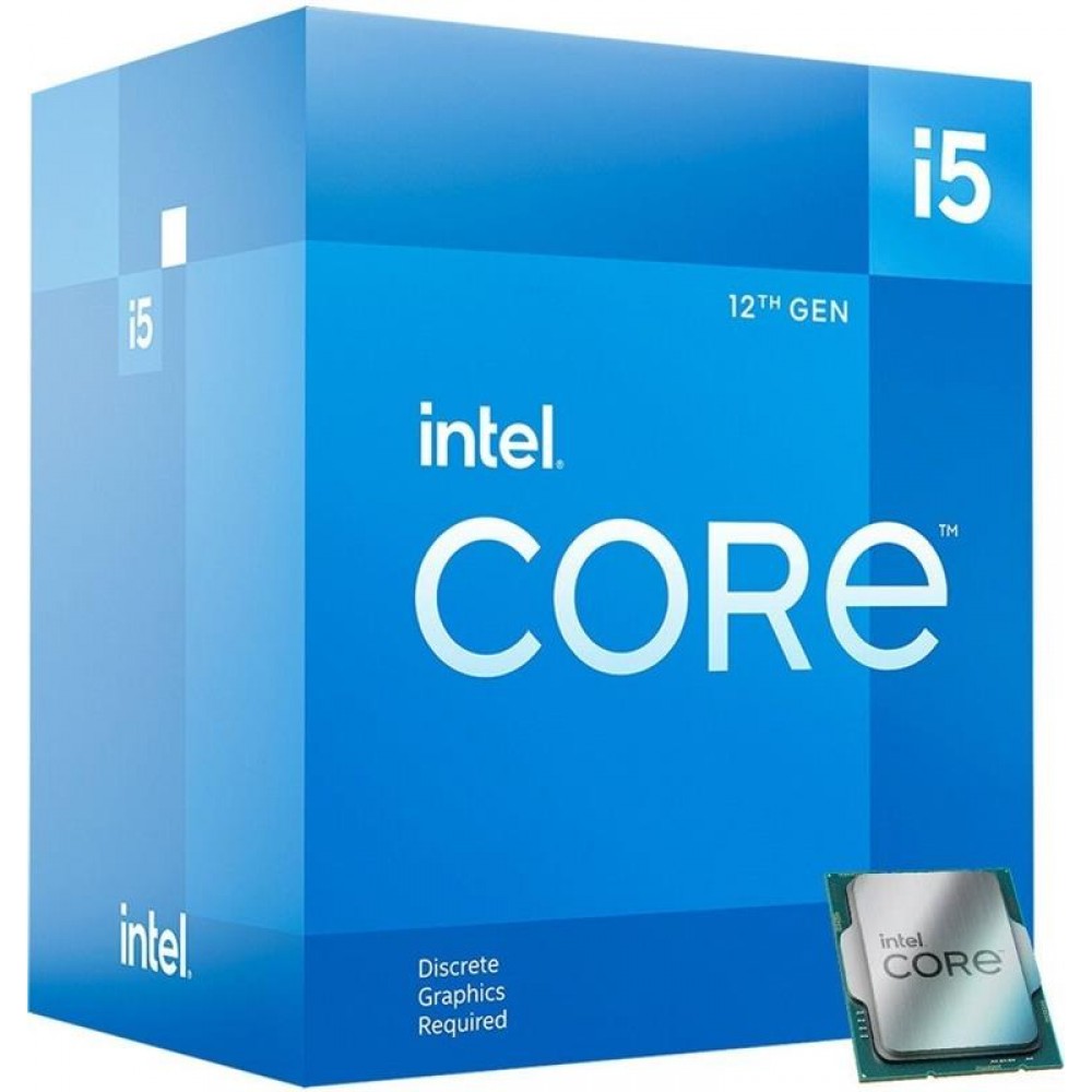 Процессор Intel Core i5 12400F 2.5GHz 18MB, Alder Lake, 65W, S1700 Box (BX8071512400F)