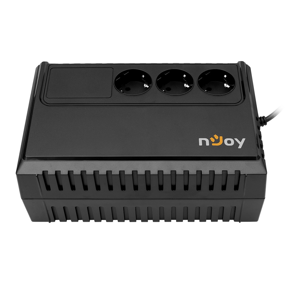 ИБП Njoy Renton 650 (UPLI-LI065RE-CG01B) Lin.int., AVR, 3 x евро, пластик