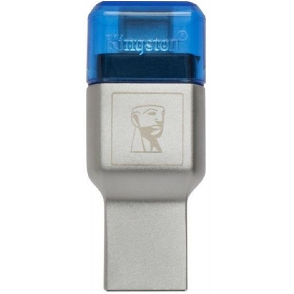 Кардидер Kingston MobileLite Duo 3C Dual Interface USB3.1 Type-A и Type-C microSD (FCR-ML3C) Metal Casing