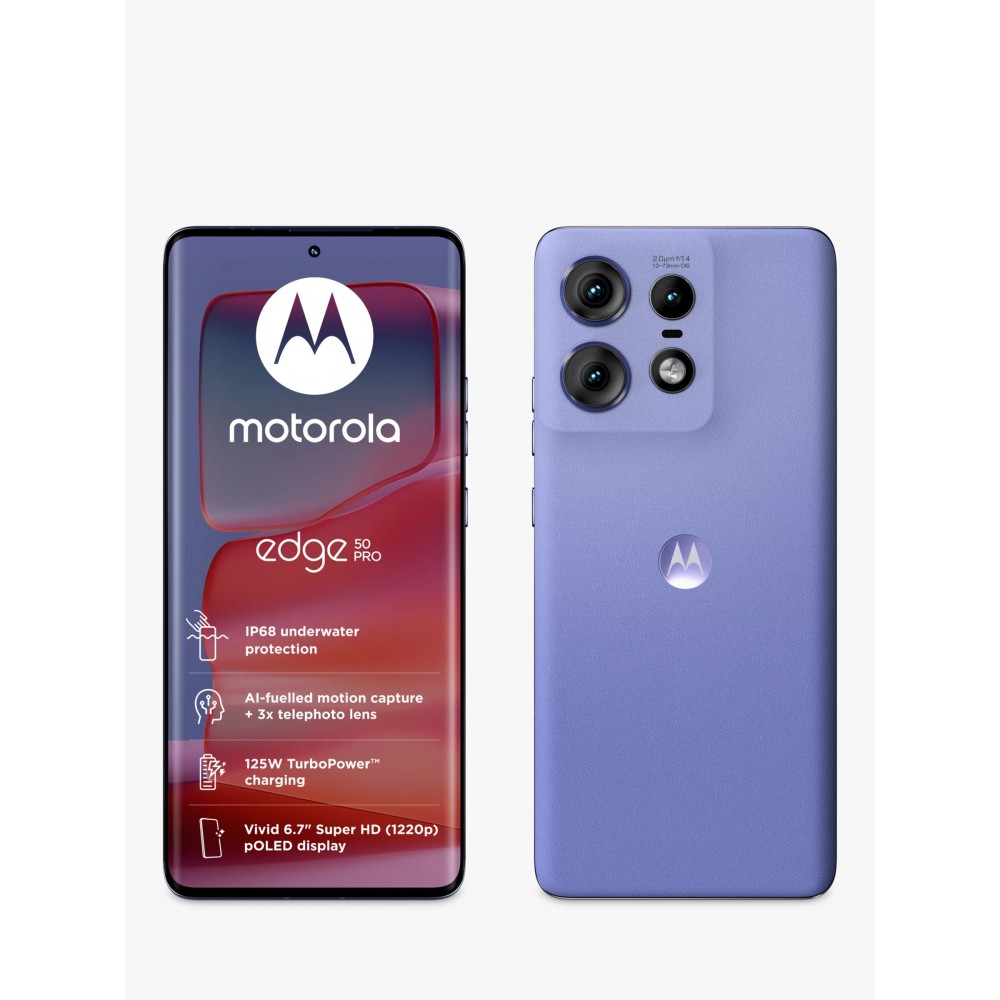 Смартфон Motorola Moto Edge 50 Pro 12/512GB Luxe Lavender (PB1J0053RS)