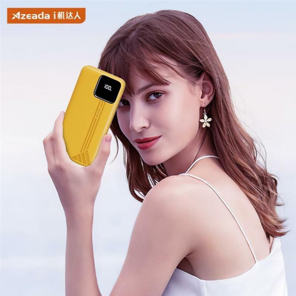 Універсальна мобільна батарея Proda Azeada Shilee AZ-P10 10000mAh 22.5W Yellow (PD-AZ-P10-YEL)