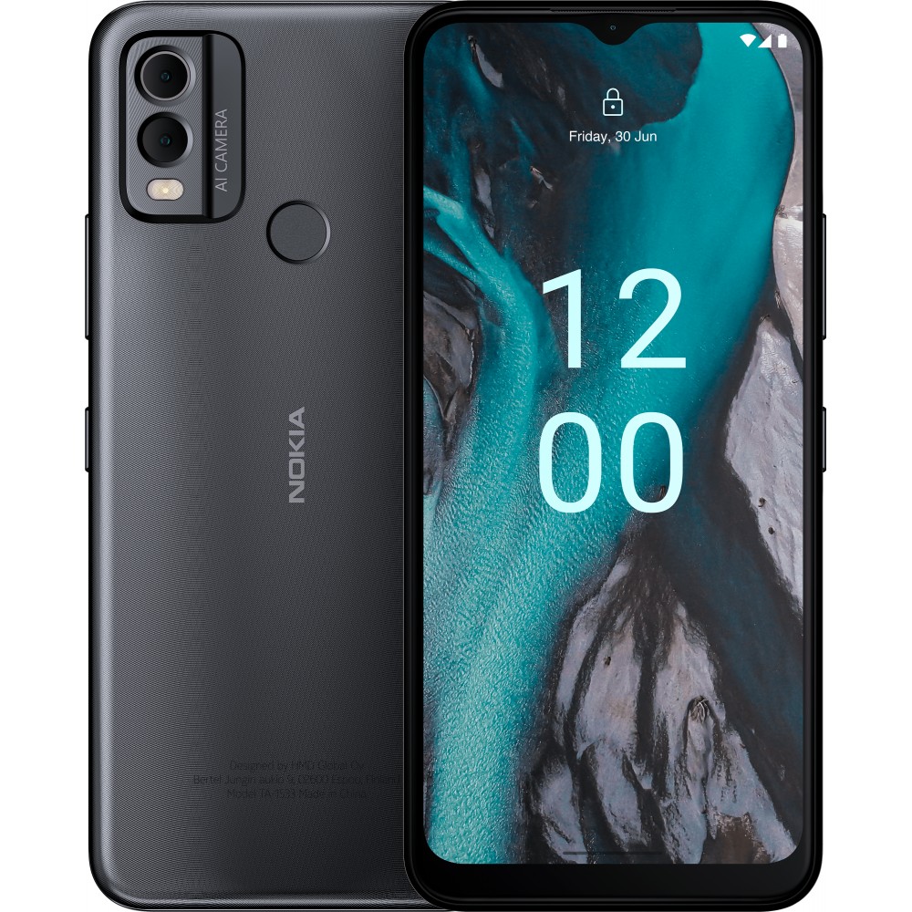 Смартфон Nokia C22 3/64GB Dual Sim Charcoal