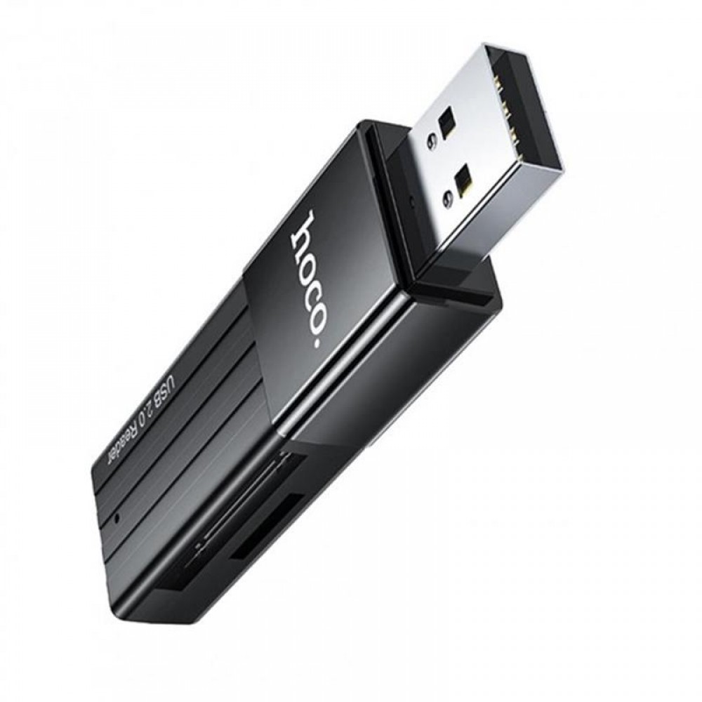 Кардидер USB2.0 Hoco HB20 Black (HB20U2)