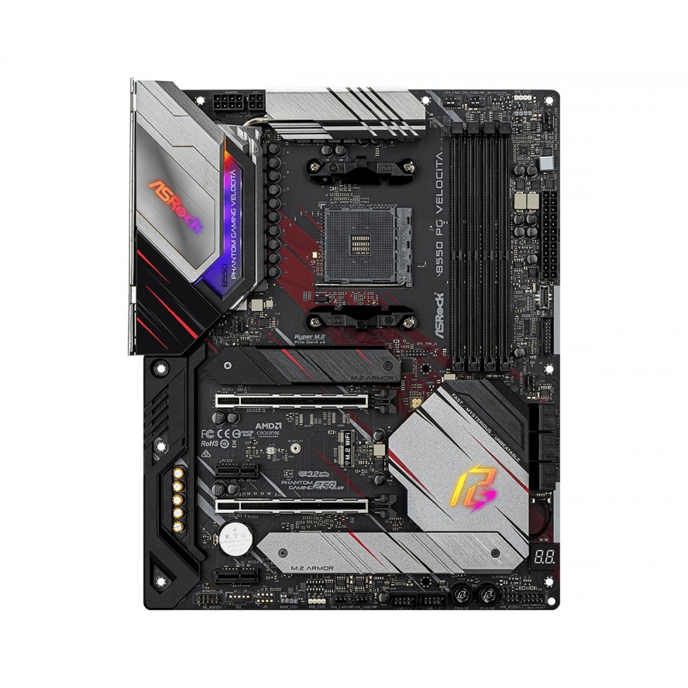 Материнская плата ASRock B550 PG Velocita Socket AM4