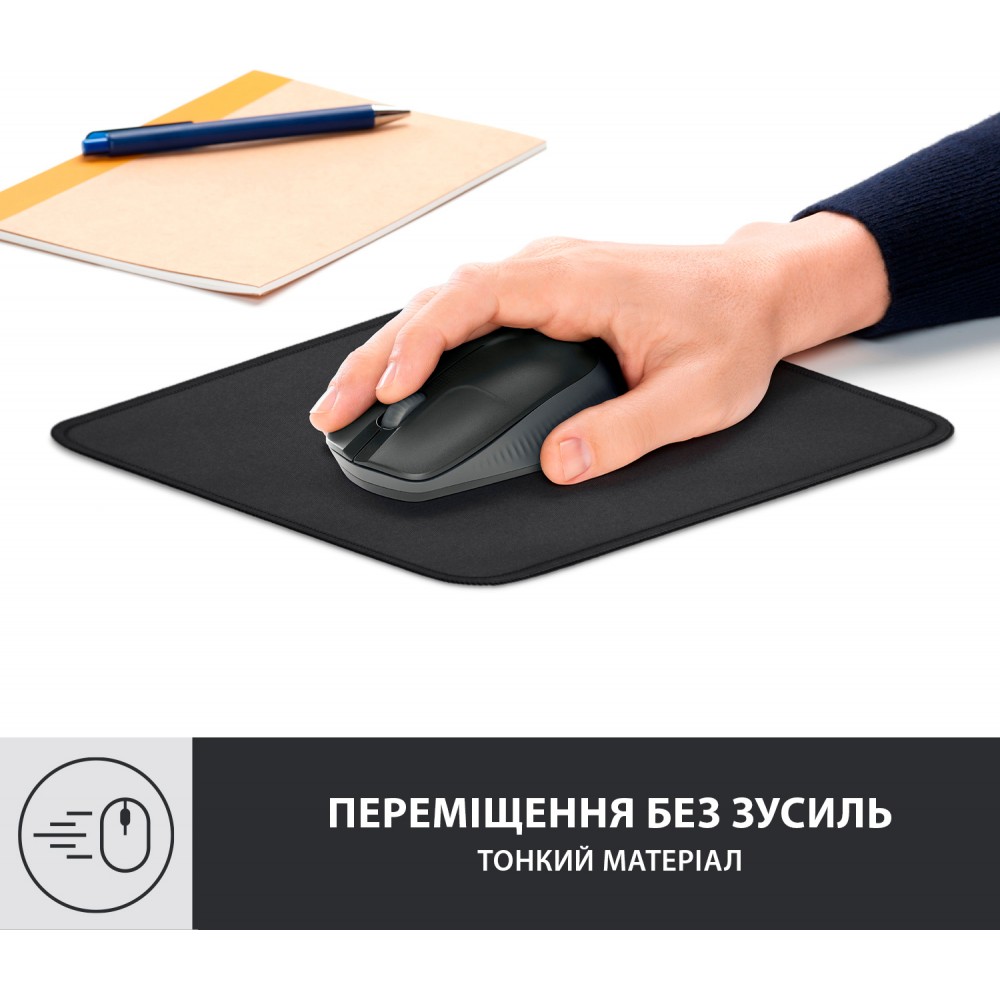 Игровая поверхность Logitech Mouse Pad Studio Graphite (956-000049)