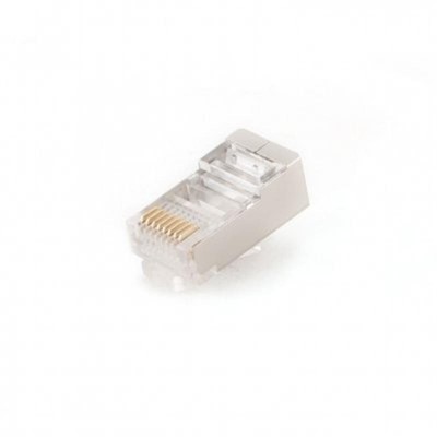 Коннектор RJ 45 Cablexpert (PLUG5SP/10) экранированный, с позолоченными контактами (10 шт/уп)