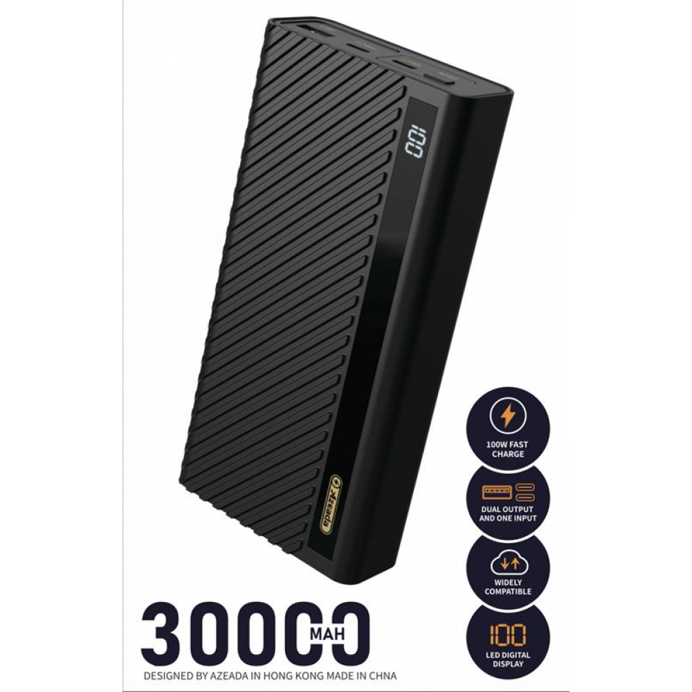 Універсальна мобільна батарея Proda PD-P106 30000mAh Black (PD-P106-BK)