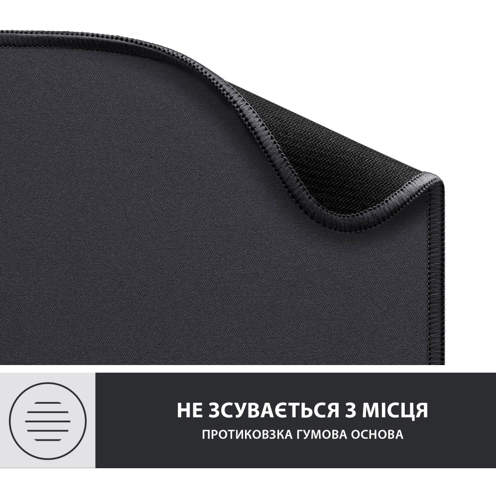 Игровая поверхность Logitech Mouse Pad Studio Graphite (956-000049)