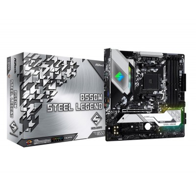 Материнская плата ASRock B550M Steel Legend Socket AM4