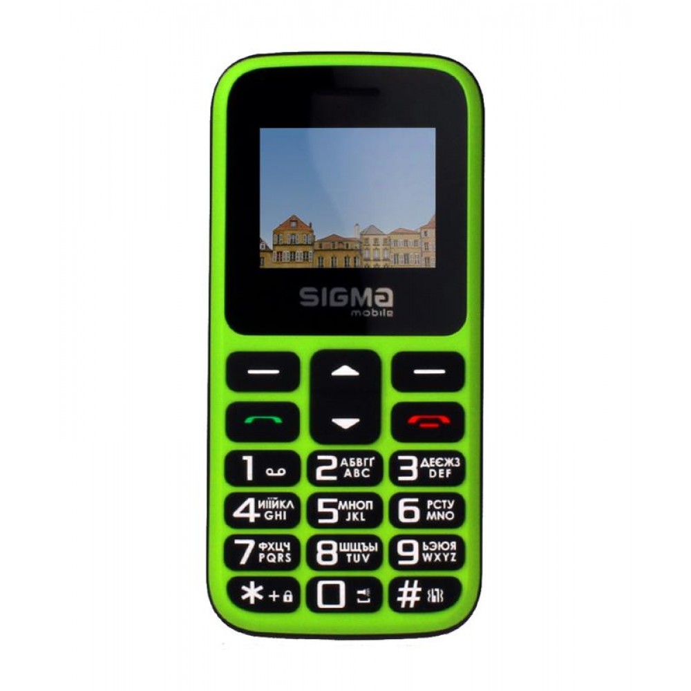 Мобильный телефон Sigma mobile Comfort 50 Hit 2020 Dual Sim Green (4827798120941)