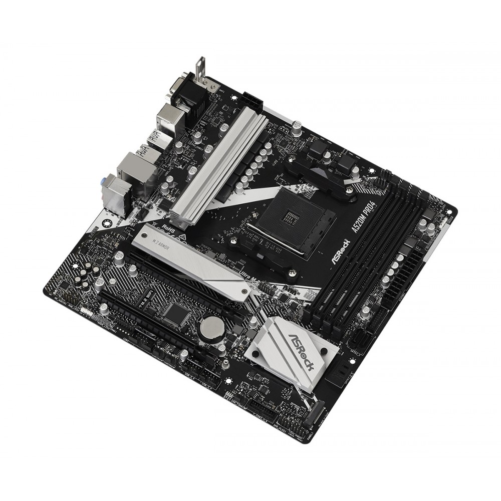 Материнська плата ASRock A520M Pro4 Socket AM4