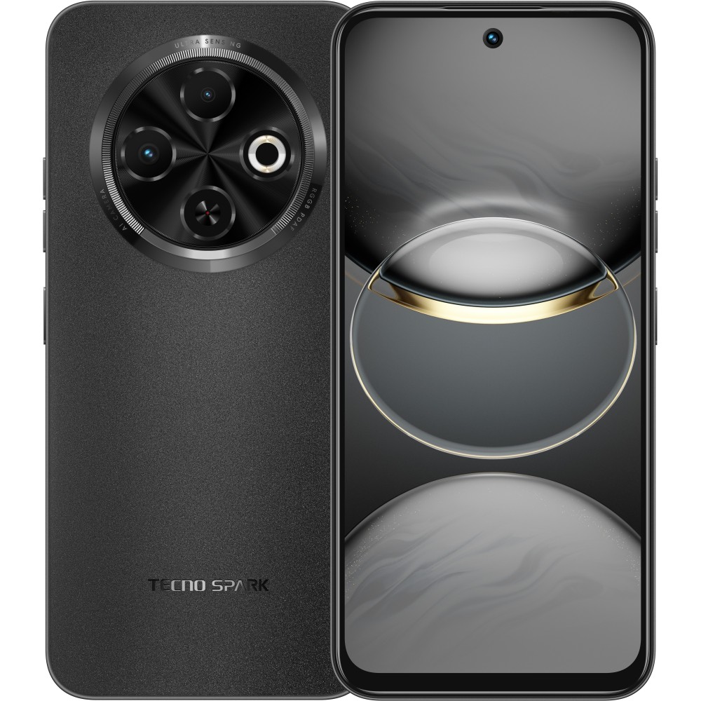 Смартфон Tecno Spark 30C (KL5n) 6/128GB Orbit Black (4894947051753)