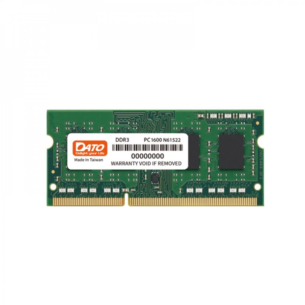 Модуль памяти SO-DIMM 4GB/1600 DDR3 Dato (DT4G3DSDLD16)