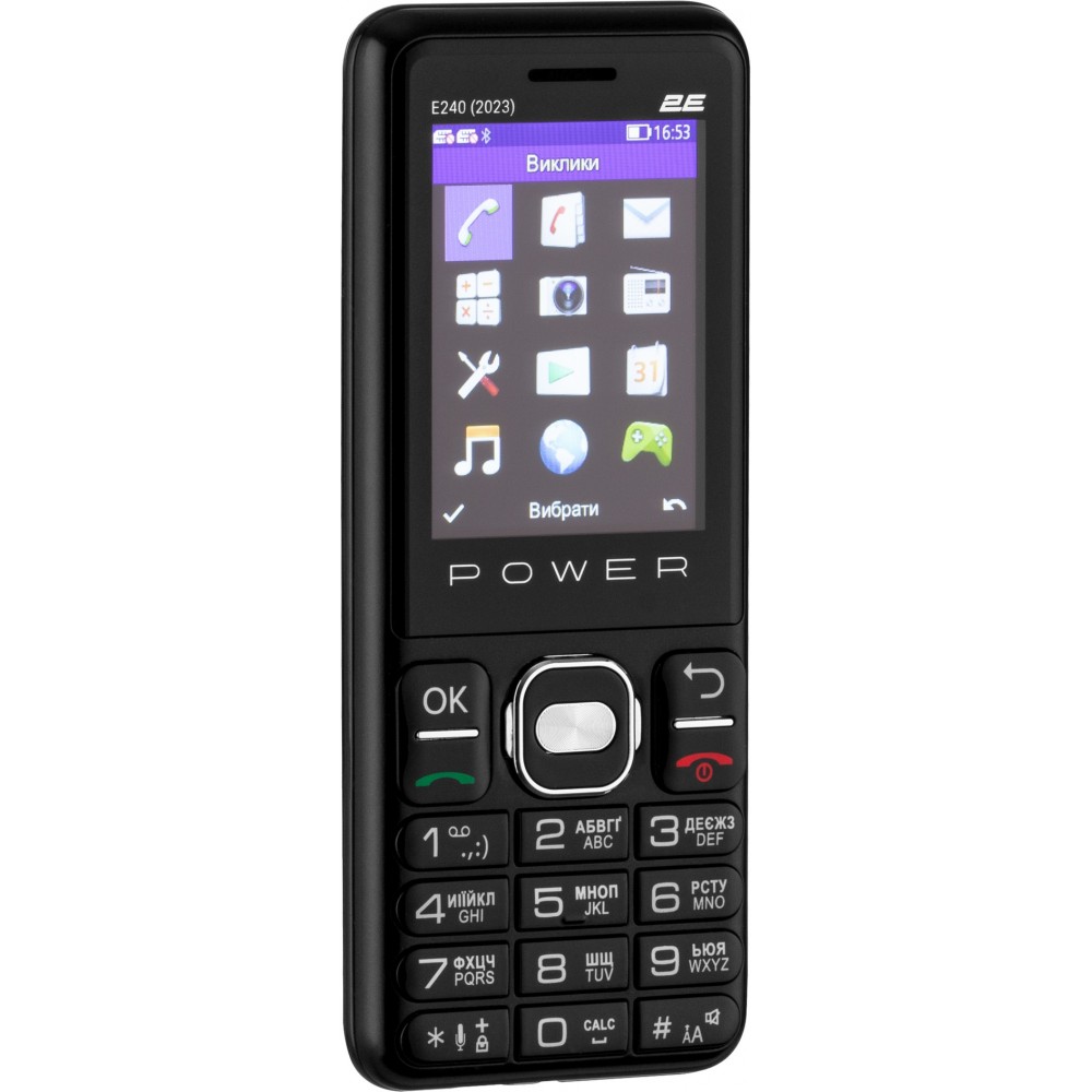 Мобильный телефон 2E E240 2023 Dual Sim Black (688130251068)