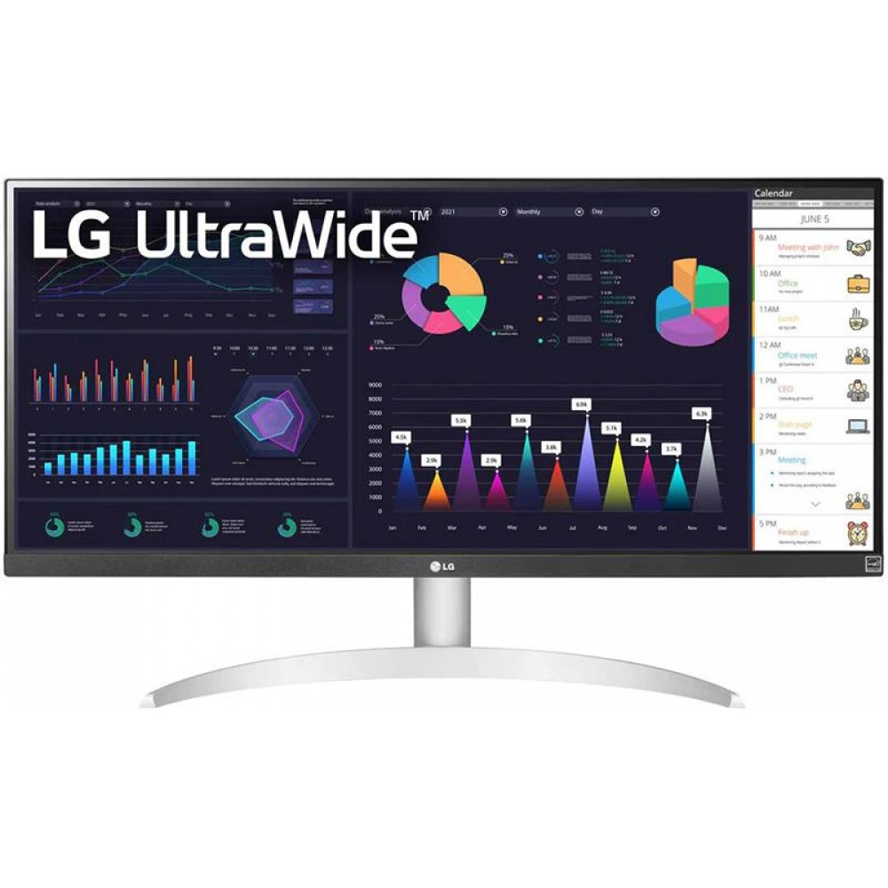 Монiтор LG 29" UltraWide 29WQ600-W IPS White