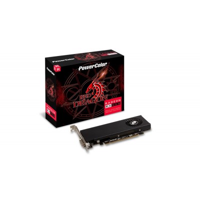 Видеокарта AMD Radeon RX 550 4GB GDDR5 Red Dragon LP PowerColor (AXRX 550 4GBD5-HLE)