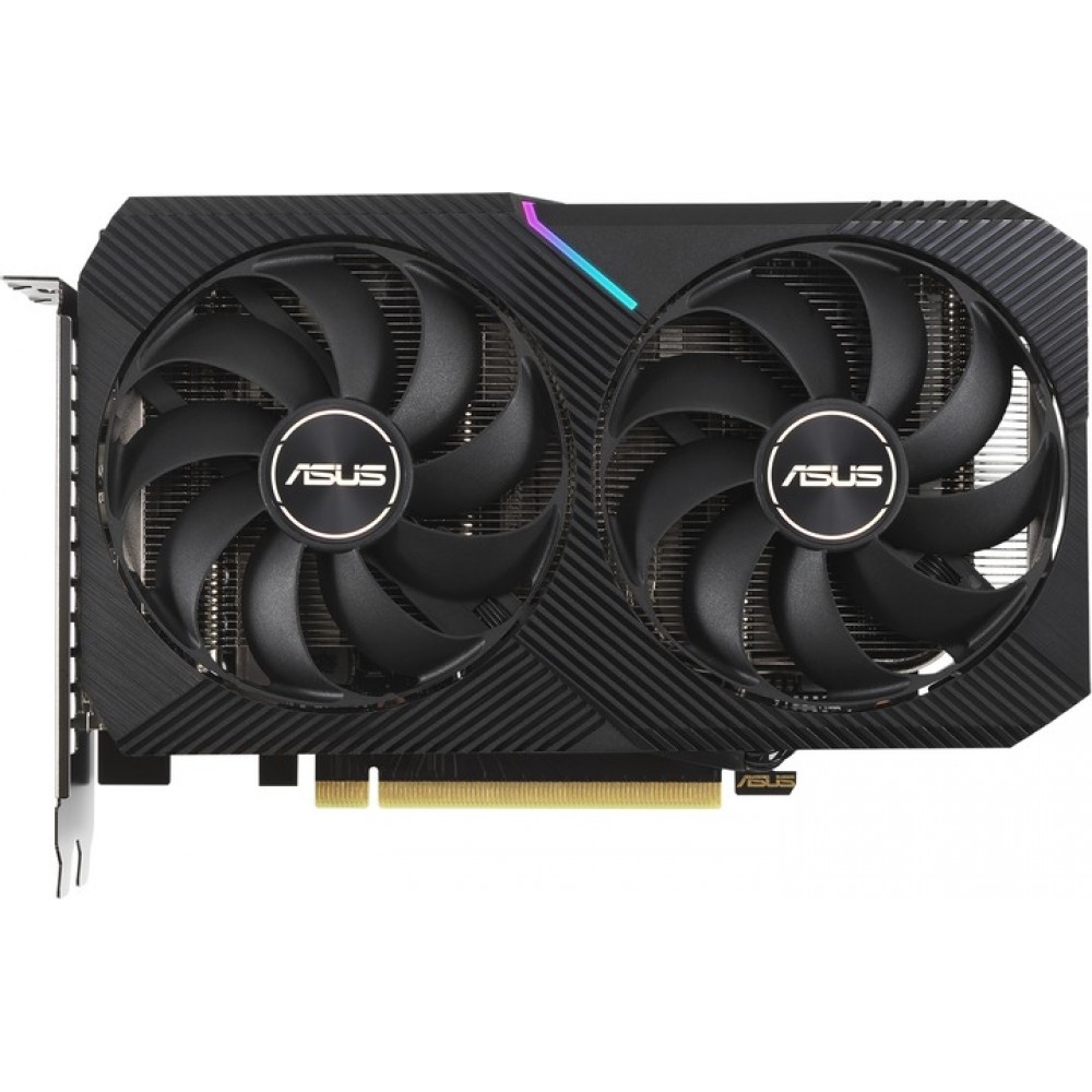 Видеокарта GF RTX 3060 12GB GDDR6 Dual OC V2 Asus (DUAL-RTX3060-O12G-V2) (LHR)