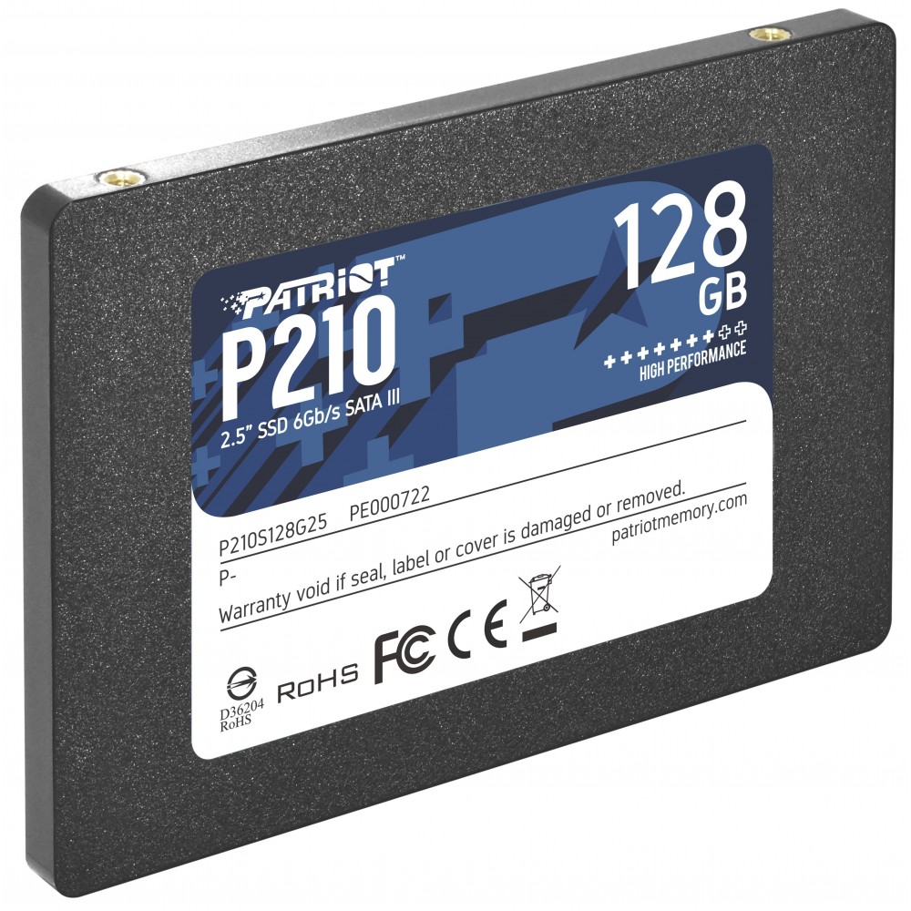 Накопитель SSD 128GB Patriot P210 2.5" SATAIII TLC (P210S128G25)