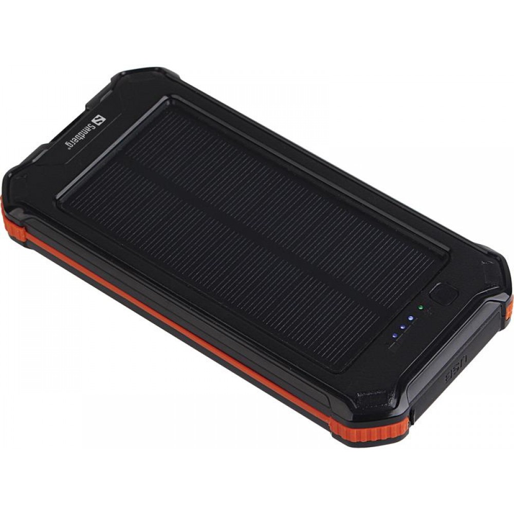 Универсальная мобильная батарея Sandberg 3in1 Solar Powerbank 10000mAh Black (420-72)