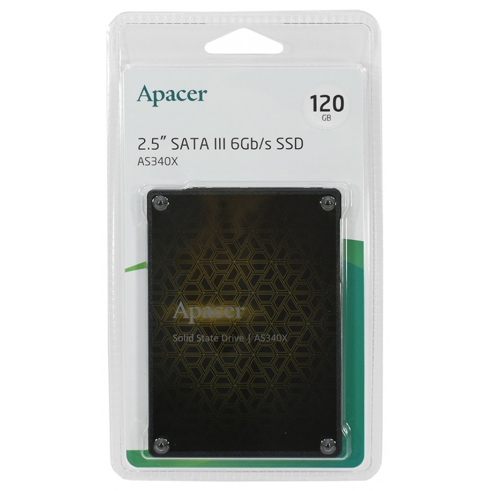 Накопитель SSD 120GB Apacer AS340X Panther 2.5" SATAIII TLC (AP120GAS340XC-1)