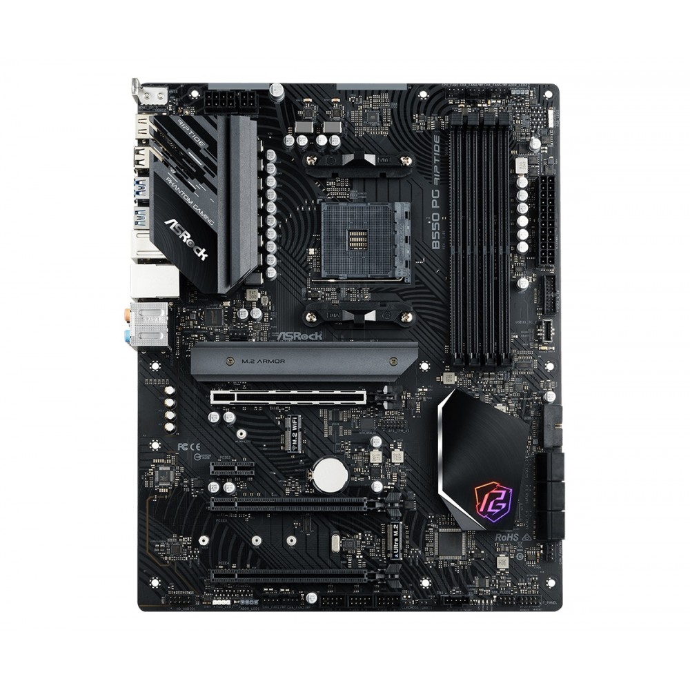 Материнская плата ASRock B550 PG Riptide Socket AM4