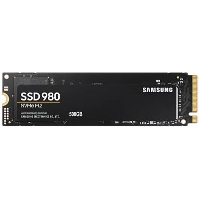 Накопитель SSD 500GB Samsung 980 M.2 PCIe 3.0 x4 NVMe V-NAND MLC (MZ-V8V500BW)