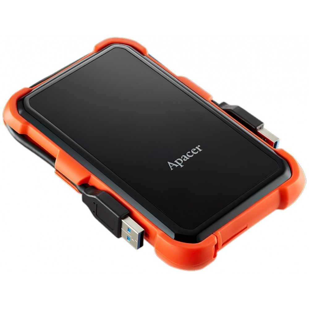 Внешний жесткий диск 2.5" USB 1.0TB Apacer AC630 Black/Orange (AP1TBAC630T-1)