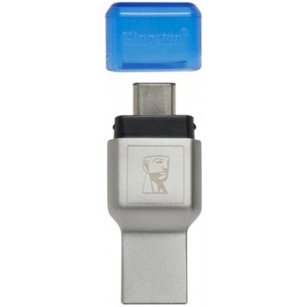 Кардидер Kingston MobileLite Duo 3C Dual Interface USB3.1 Type-A и Type-C microSD (FCR-ML3C) Metal Casing