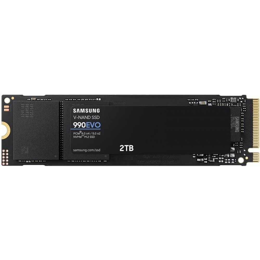 Накопичувач SSD 2ТB Samsung 990 EVO M.2 2280 PCIe 5.0 x4 NVMe V-NAND TLC (MZ-V9E2T0BW)