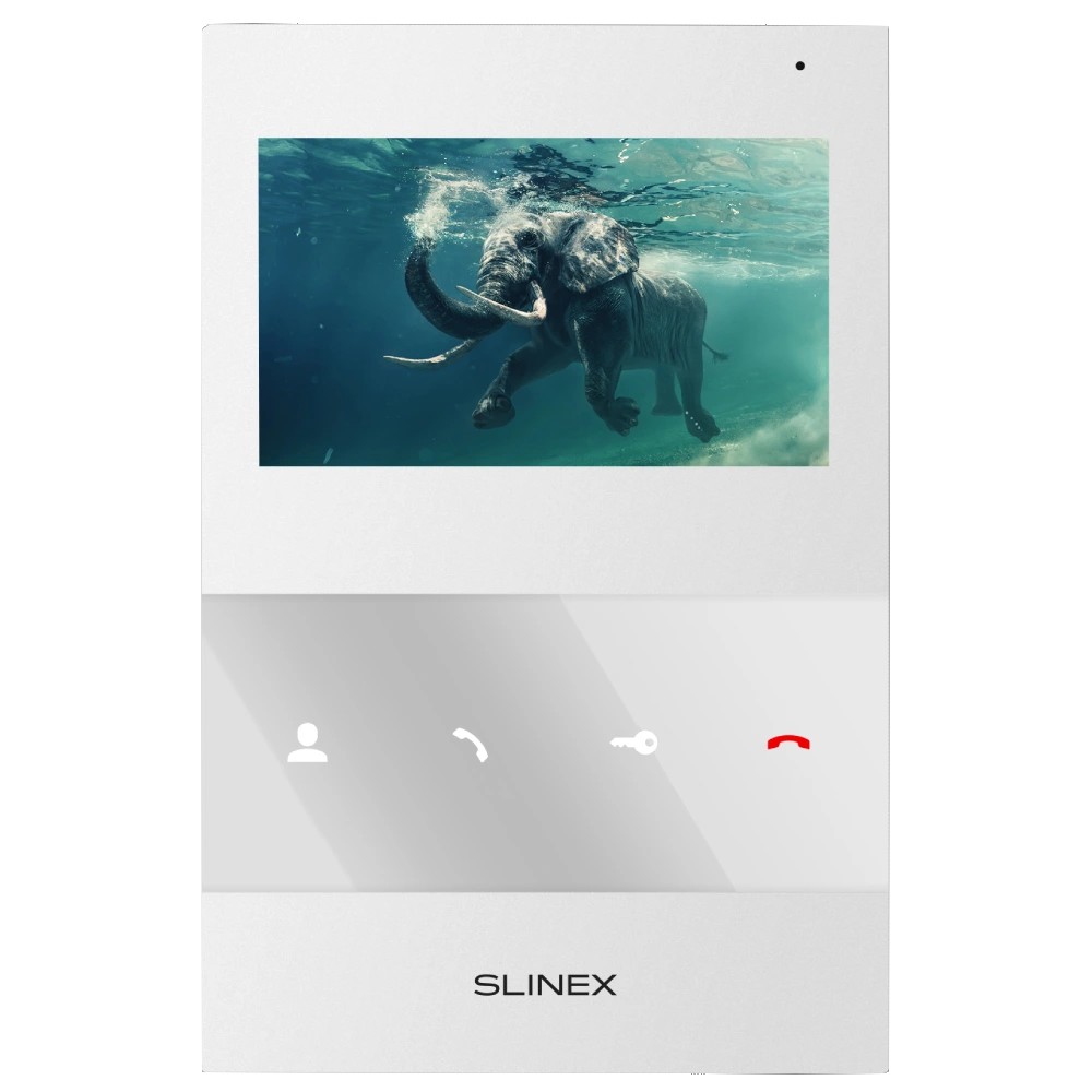 Комплект видеодомофона Slinex ML-16HD(Black)+SQ-04M(White)