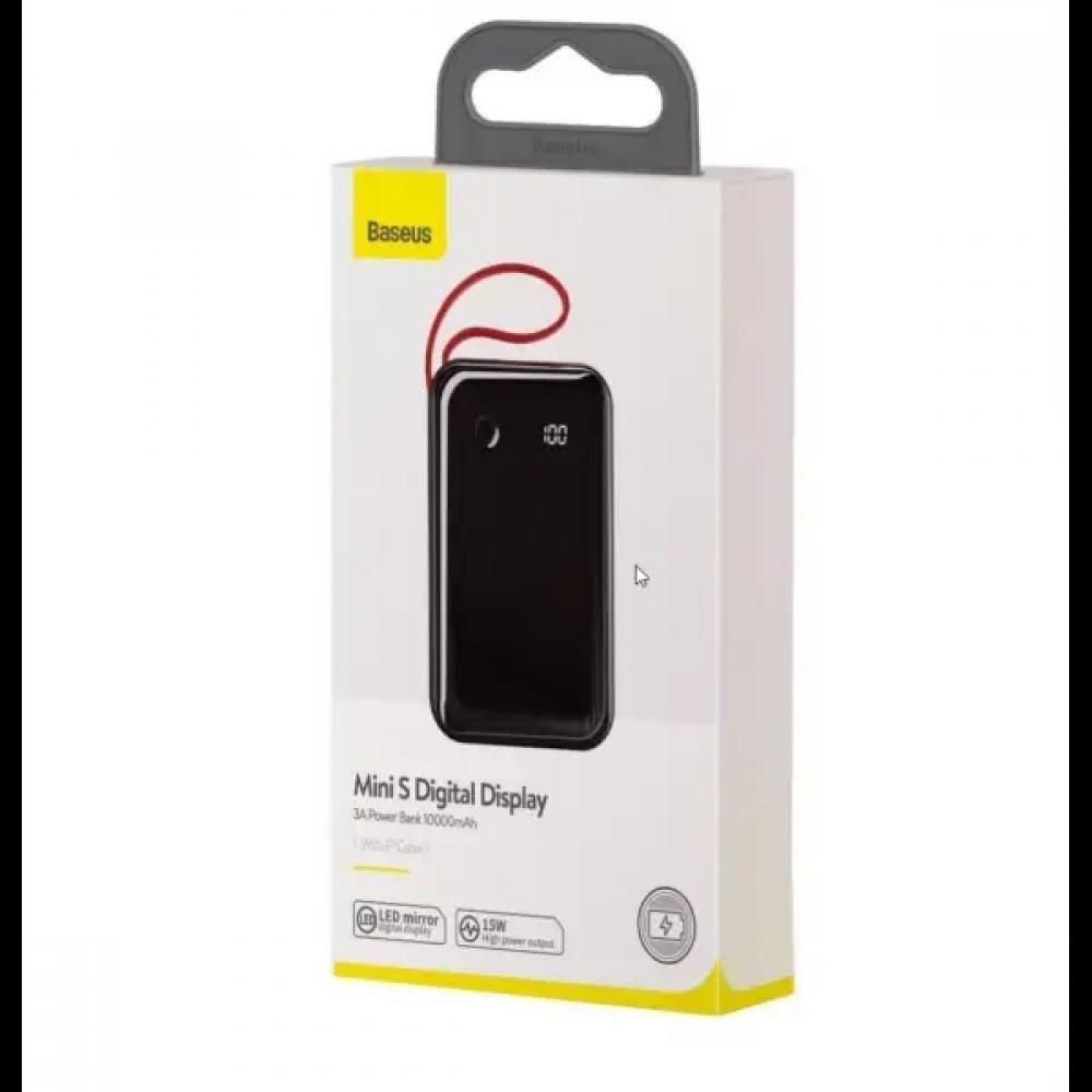 Універсальна мобільна батарея Baseus Mini S 10000mAh 10W Black (PPXF-E01)