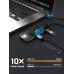 Концентратор Cabletime USB – 4 Port USB 3.0, 5Gbps, 0.15 m (CB01B)